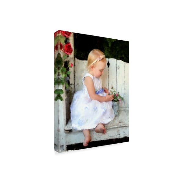 Sharon Forbes 'The Little Gardner' Canvas Art,18x24